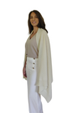 Personalised Ivory Pure Cashmere Wrap