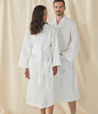 Personalised Unisex White Waffle Robe