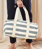 Personalised Nautical Cotton Barrel Bag