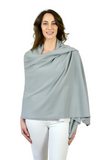 Personalised Grey Pure Cashmere Wrap