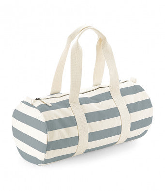 Personalised Nautical Cotton Barrel Bag