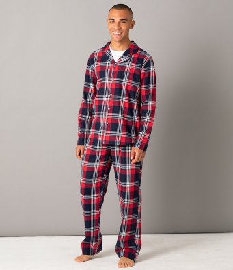 Men Checked Family Pyjama Set