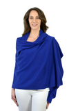 Personalised Royal Blue Pure Cashmere Wrap